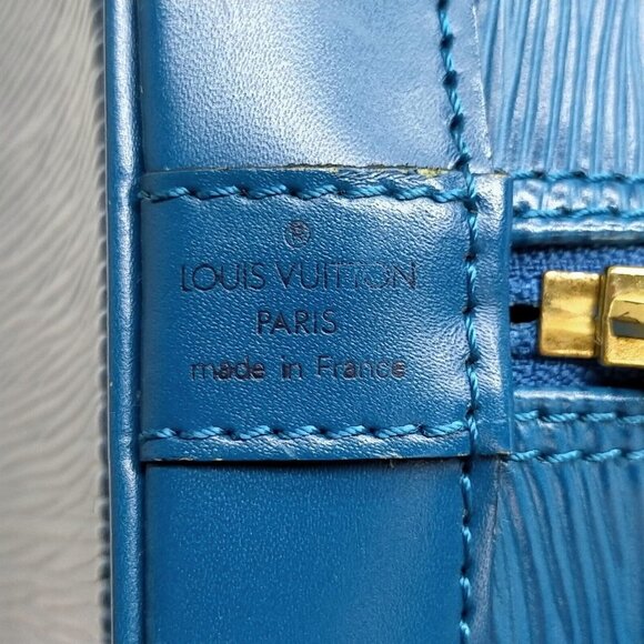 Louis Vuitton LV Hand Bag Alma Blue Epi - Picture 7 of 9